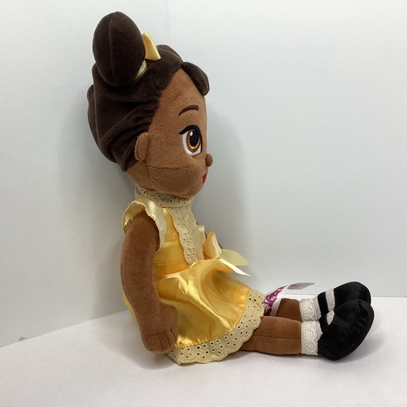 Disney Animator’s Collection Tiana Plush Doll The Princess The Frog Yellow Dress - Picture 4 of 8